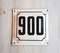900 address house number sign vintage
