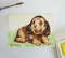 Funny Puppy Dog, ACEO, Watercolor, animal 07_1.jpg
