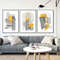 three modern abstract posters in gray tones that can be downloaded and hung on the wall