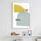 three modern abstract posters in beige tones that can be downloaded and hung on the wall 1