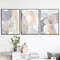 three modern abstract posters in beige tones that can be downloaded and hung on the wall 3