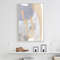 three modern abstract posters in beige tones that can be downloaded and hung on the wall 1