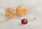 "Apricots and cherry" watercolor painting fruit small artwork original wall art still life