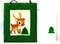 Reindeer Ornaments Embroidery , Nursery Deer Décor, Finished Cross Stitch Picture, Baby Deer Decorations, Deer Baby Shower, Christmas in July.jpg