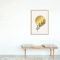 Portrait frame near the bench_yellow-black abstract  (50 × 70 cm).png