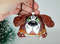 personalized basset hound ornament