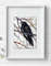 raven crow bird painting birds