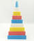 4 Vintage Developing Logic Toy Triangular multicolor PYRAMID USSR 1980s.jpg