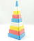 5 Vintage Developing Logic Toy Triangular multicolor PYRAMID USSR 1980s.jpg