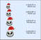 jack skellington christmas new year hat machine embroidery designs
