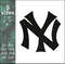 yankees new york baseball team logo machine embroidery design