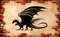 Dragon Fairytale Image Fire Sticker