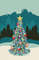 Fir tree in forest decorated for Christmas2.jpg