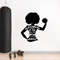Afro Girl Gym Fitness Crossfit Sticker Strong Is The New Beautiful
