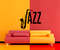 Jazz And Saxophone Sticker Jazz Music Wall Sticker Vinyl Decal Mural Art Decor