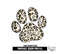 Leopard Print Dog Paw Sublimation PNG Design.jpg
