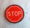 stop traffic road sign vintage