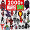 2000 Avengers Svg Bundle, Avengers Svg, Cricut, Cut Files, Layered Digital Vector File, Layered Files.jpg