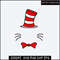 Cat In The Hat SVG,Dr Seuss Svg Bundle, Cat In The Hat SVG, Dr Seuss Hat SVG,Green Eggs And Ham Svg, Dr Seuss for Teachers Svg, Png, Dxf, Silhouette Cut File, I