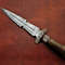 Custom Handmade Damascus Steel Hunting Dagger Knife With leather Sheath buy now.jpg