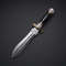 Damascus Steel Beautiful Handmade Dagger Knife With Leather Sheath  Best GIFT2.jpg