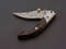 Custom Handmade Damascus Folding Knife Pocket knife Leather EDC Gift for him 6.jpg