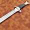 Custom Handmade Steel Dagger Hunting Knife, Art knife.jpg