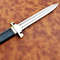 Custom Handmade Steel Dagger Hunting Knife, Art knife, Hand forged Knife GIFT.jpg