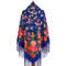 pavlovo posad flowers shawl large size 148x148 cm