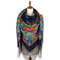 original elite pavlovo posad merino wool shawl size 148x148 cm