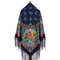 blue elite pavlovo posad shawl 928-15