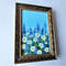Palette-knife-painting-wildflowers-daisies-in-style-impasto-framed-art