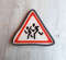 caution childrens soviet road traffic sign triangle