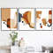 Abstract Triptych of 3 prints for the kitchen