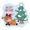 COZY BULL UNDER THE CHRISTMAS TREE [site].png
