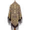 women pavlovoposad merino wool shawl size 148x148 cm 1857-16