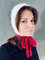 mink angora wool knitted bonnet hat with long stripes8.jpg