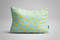 Blue tropical pattern pillow case