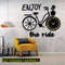 Acrylic Enjoy The Ride Wall Clock 0.png