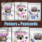 digital-images-for-printing-design-stars-astrology-peonies-eyes-clipart-illustrations-posters-postcards-bags