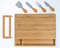 Bamboo Cheese Board And Knife Set – Wood Charcuterie Platter Serving Tray – Round Bamboo Cheese Board With Cutlery Set (Cheese Knives Included) - 19.jpg