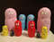 barbapapa matryoshka russian wooden dolls