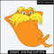 The Lorax Face Clipart , The Cat In The Hat Digital , Dr Seuss Clipart SVG, PNG , Dr Seuss svg Digital Prints.jpg