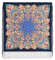 square wool shawl pavlovo posad wrap 1028-14