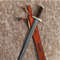 New Custom Handmade Damascus Steel Viking Medieval Warrior Sword, Wood Handl.jpg