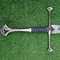 Customized Damascus Steel Anduril Sword of Narsil the King Aragorn, with Sheath.jpg