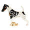 tricolor smooth Fox terrier figurine