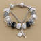 Black and White Beads Charm Pandora Bracelet Bangles.jpg