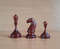 botvinnik brown replacement chess pieces vintage