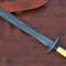 Damascus Viking Sword, Battle Ready Sword, Damascus hunting Sword W Sheath, Christmas Gift, Anniversary Gif.png